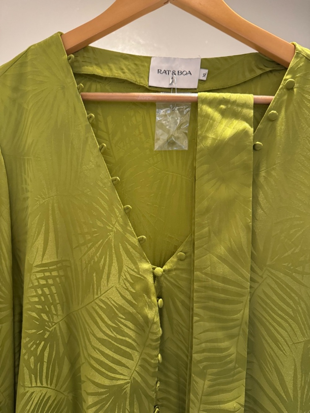 🌴 Women’s Rat & Boa Cypress Green Harlequin Dress 🌴 - Picture 7 of 13